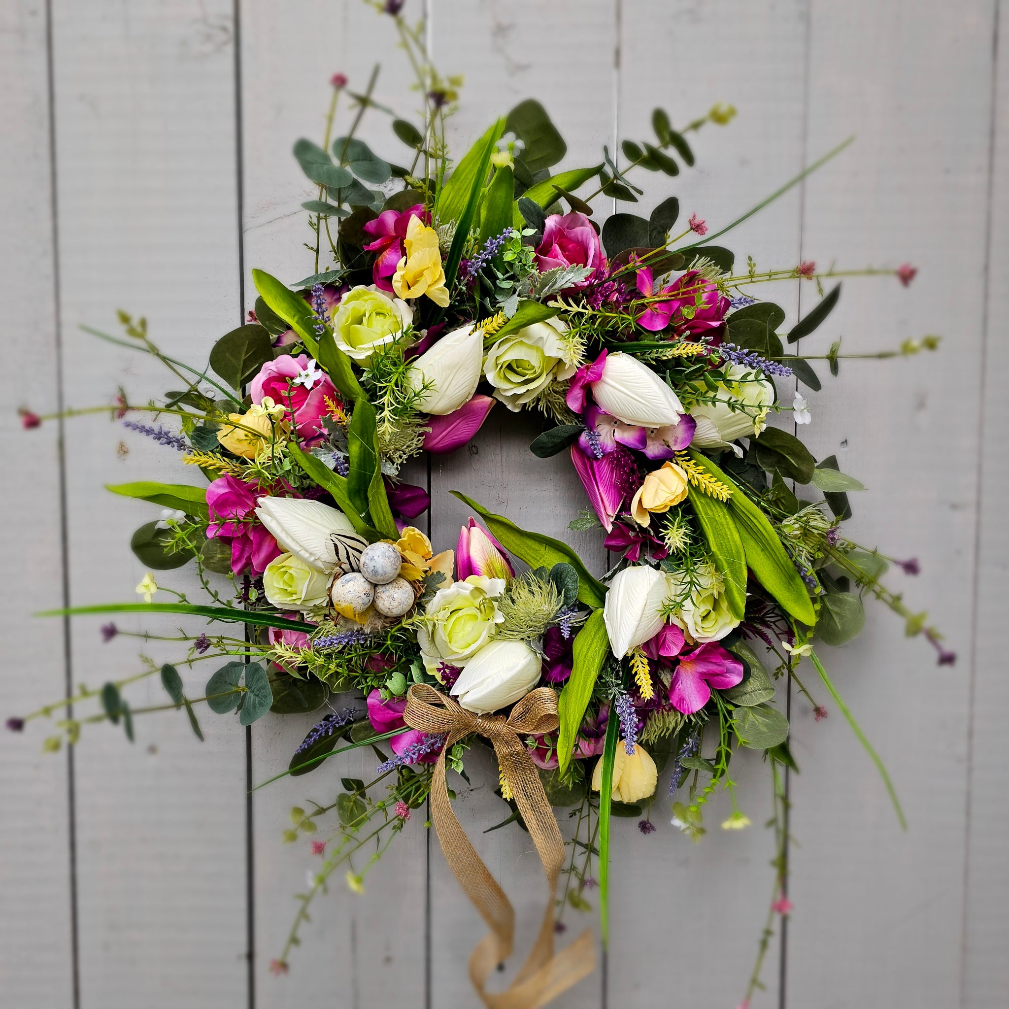 The Easter Tulips Wreath