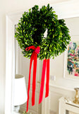 Preserved boxwood wreath small