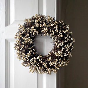 Winter snowberry Wreath small