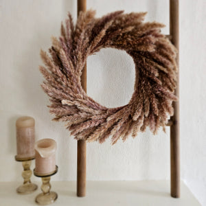 Pampas Grass wreath 50cm